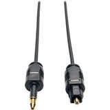 Tripp Lite by Eaton Ultra Thin Toslink to Mini Toslink Digital Optical SPDIF Audio Cable, 3M (9.84 ft.)