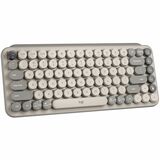 Logitech POP Keys Mechanical Wireless Keyboard with Customizable Emoji Keys, Compact Design, Bluetooth, Mist