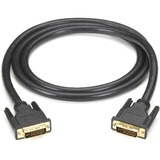 Black Box DVI-I Dual-Link Cable - 5 ft DVI-I Video Cable for Video Device, Computer, Monitor, Projector, KVM Switch, Digital Signage Player - First End: 1 x DVI-I (Dual-Link) Digital Video - Male - Second End: 1 x DVI-I (Dual-Link) Digital Video - Male - 9.9 Gbit/s - Supports up to 2560 x 1600 - Shielding - Gold Plated Connector - 28 AWG - Black