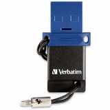 16GB Store 'n' Go Dual USB 3.2 Gen 1 Flash Drive for USB-C™ Devices - Blue