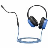 Extreme Headset w/braided cable, inline volume control and built-in microphone w/USB-C connector (Black)