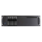 iStarUSA 3U Compact 5x3.5" Bay Trayless Hotswap microATX Chassis Black