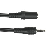 Black Box Stereo Audio Cable - Mini-phone Male Audio - Mini-phone Female Audio - 10ft