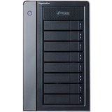 Promise PegasusPro R8 NAS/DAS Storage System - Intel Core i5 i5-8500 Hexa-core (6 Core) 3 GHz - 8 x HDD Supported - 0 x HDD Installed - 8 x SSD Supported - 30.72 TB Total Installed SSD Capacity - 32 GB RAM DDR4 SDRAM - Serial ATA/600 Controller - RAID Supported - 0, 1, 5, 6, 10, 50, 60 RAID Levels - 8 x Total Bays - 8 x 2.5"/3.5" Bay - 2 x Total Slot(s) - 10 Gigabit Ethernet, Gigabit Ethernet - HDMI - VGA - 6 USB Port(s) - 2 USB 2.0 Port(s) - Network (RJ-45) - Tower
