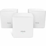 Tenda nova MW5G Wi-Fi 5 IEEE 802.11a/b/g/n/ac Ethernet Wireless Router - Dual Band - 2.40 GHz ISM Band - 5 GHz UNII Band - 2 x Antenna(2 x Internal) - 145.88 MB/s Wireless Speed - 1 x Network Port - 1 x Broadband Port - Gigabit Ethernet - VPN Supported