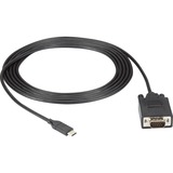 Black Box USB-C to VGA Adapter Cable, 1080p HD, 9ft