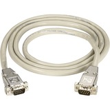 Black Box Serial Extension Cable - DB-9 Male Serial - DB-9 Male Serial - 5ft - Beige