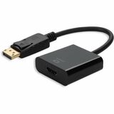 AddOn 5-Pack of DisplayPort 1.2 Male to HDMI 1.3 Female Black Active Adapters Which Comes with Audio For Resolution Up to 2560x1600 (WQXGA)