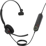 Jabra ENGAGE 40 Headset - Mono - USB Type A - Wired - 50 Hz to 20 kHz - Over-the-head - Monaural - Supra-aural - 5.25 ft Cable - MEMS Technology Microphone