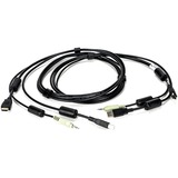 Vertiv Avocent USB Keyboard and Mouse, HDMI and Audio Cable, 6 ft. for Vertiv Avocent SV and SC Series Switches - 6 ft, Single Display, HDMI, 1 x USB, 1 x Audio, Secure KVM cable