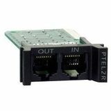 APC by Schneider Electric Replaceable, Rackmount, 1U, 2 Line Telco Surge Protection Module