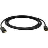 Kramer DisplayPort (M) to HDMI (M) 4K Active Cable - 6 ft DisplayPort/HDMI A/V Cable for Audio/Video Device, Computer, Monitor, Projector, PC, Notebook - First End: 1 x 20-pin DisplayPort Digital Audio/Video - Male - Second End: 1 x 19-pin HDMI Digital Audio/Video - Male - Black