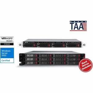 BUFFALO TeraStation 51220RH 12-Bay Secure Business 2U NAS 96TB (12x8TB) w/ Hard Drives Included
