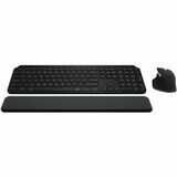 Logitech MX Keys S Combo - Performance Wireless Keyboard and Mouse with Palm Rest, Bluetooth - Black