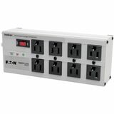 Eaton Tripp Lite Series Isobar 8-Outlet Surge Protector, 25 ft. Cord with Right-Angle Plug, 3840 Joules, Diagnostic LEDs, Metal Housing