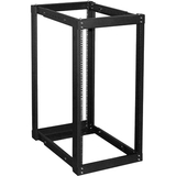 Claytek 22U 1100mm Adjustable Open Frame Server Rack with 2U Cable Management