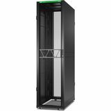 APC NetShelter SX Server Rack Gen 2, 48U, 2258H x 600W x 1200D mm, with Sides, Black [TAA]