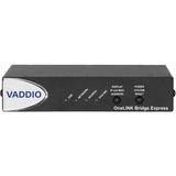 Vaddio OneLINK Bridge Express - For HDBaseT Conference Camera - Compatible Streaming Audio and Video for Video Conferencing