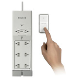 Belkin 8 Outlet Surge Protector with 4ft Power Cord - 1000 Joules - White