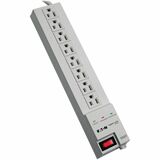 Eaton Tripp Lite Series Protect It! 8-Outlet Home Computer Surge Protector, 8 ft. (2.43 m) Cord, 1080 Joules, Space-Saving Plug