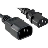 ENET Power Extension Cord - 250 V AC / 10 A - Blue - 5 ft Cord Length - IEC 60320 C13 / IEC 60320 C14