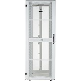 Panduit FlexFusion Cabinet - For Patch Panel, LAN Switch, Server, PDU - 45U Rack Height x 19" Rack Width - Floor Standing - Signal White - Steel - 2504.45 lb Dynamic/Rolling Weight Capacity - 3507.55 lb Static/Stationary Weight Capacity