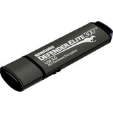 Kanguru Defender Elite300™ FIPS 140-2 Certified, AES XTS 256-Bit Hardware Encrypted USB 3 Secure Flash Drive with Physical Write Protect Switch, 128G