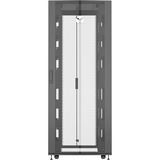 VERTIV VR Rack VR3150 Rack Cabinet - For Server, Storage, Switch, KVM Switch, Router, PDU, UPS - 42U Rack Height - 19" Rail Depth Enclosed Cabinet - Black - Powder Coated Steel - 2253.12 lb Dynamic/Rolling Weight Capacity - 2998.29 lb Static/Stationary Weight Capacity