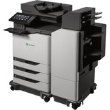 Lexmark CX860dte Laser Multifunction Printer - Color - Copier/Fax/Printer/Scanner - 60 ppm Mono/60 ppm Color Print - 2400 x 600 dpi Print - Automatic Duplex Print - Up to 350000 Pages Monthly - 1750 sheets Input - Color Flatbed Scanner - 1200 dpi Optical Scan - Color Fax - Gigabit Ethernet - USB - For Plain Paper Print