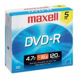 Maxell DVD Recordable Media - DVD-R - 16x - 4.70 GB - 1 - Gold