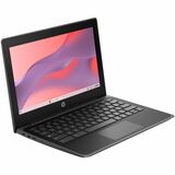 HP Fortis G10 11.6" Touchscreen Chromebook - HD - Intel N-Series N100 - 8 GB - 64 GB Flash Memory - English Keyboard - Jack Black - Smart Buy - Intel Chip - 1366 x 768 - ChromeOS - Intel UHD Graphics - In-plane Switching (IPS) Technology - IEEE 802.11ax Wireless LAN Standard