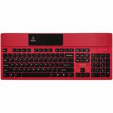 KSI 1700 Keyboard - Cable Connectivity - USB Interface - 104 Key(s) - Workstation - Red