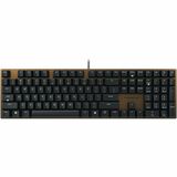 CHERRY KC 200 MX-Wired Keyboard - MX2A BROWN - Black/Bronze Housing