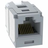 PanNet Mini-Com UTP RJ45 Cat 6A Coupler Module, Int'l Gray