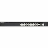 Edge-Core L2+/Lite L3 10G Ethernet Aggregation Switch with 2 40G Uplinks - 16.0 Ports - Manageable - 10 Gigabit Ethernet, 40 Gigabit Ethernet - 10GBase-T, 40GBase-X - 4 Layer Supported - Modular - 132 W Power Consumption - Twisted Pair, Optical Fiber - Rack-mountable - 5 Year Limited Warranty