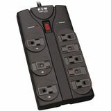 Eaton Tripp Lite Series Protect It! 8-Outlet Surge Protector, 8 ft. (2.43 m) Cord, 1440 Joules, Black Housing