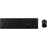 Acer Keyboard & Mouse - Rubber Dome Wireless Keyboard - 105 Key - English (US) - Black - Wireless Mouse - Optical - 1600 dpi - Scroll Wheel - Black - AAA - Compatible with PC