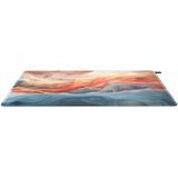 XTRFY GP5 Amnis Blue Cloth Gaming Mousepad - 10.63" Height x 12.60" Width x 0.12" Depth - Blue - Rubber - Fray Resistant, Peel Resistant - Medium - Mouse