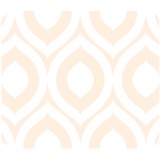 OTM Classic Prints White Mouse Pad, Elm Frost Peach