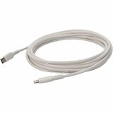 AddOn 2.0m (6.6ft) USB C 3.1 Male to Lightning Male Sync and Charge White Cable
