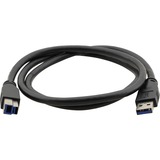 Kramer USB-A to USB-B 3.0 Cable - 15 ft USB Data Transfer Cable - First End: 1 x USB 3.0 Type A - Male - Second End: 1 x USB 3.0 Type B - Male
