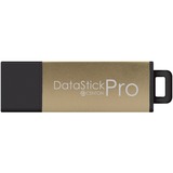 Centon 8 GB DataStick Pro USB 2.0 Flash Drive - 8 GB - USB 2.0 - Gold Metallic - 5 Year Warranty