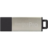 Centon 8 GB DataStick Pro USB 2.0 Flash Drive - 8 GB - USB 2.0 - Silver Metallic - 5 Year Warranty