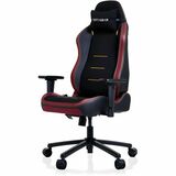 Vertagear S-Line VG-SL3800 Gaming Chair - Steel, Coffee Ground Fiber, Memory Foam, Ultra Premium High Resilience (UPHR) Foam, Synthetic Leather, Aluminum Alloy - Burgundy Red