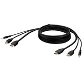 Belkin HDMI High Retention + USB A/B + Audio Passive Combo KVM Cable