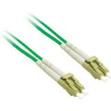 C2G-3m LC-LC 50/125 OM2 Duplex Multimode PVC Fiber Optic Cable - Green
