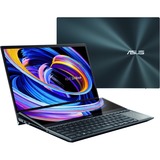 Asus ZenBook Pro Duo 15 UX582 UX582HM-XH96T 15.6" Touchscreen Notebook - 4K UHD - Intel Core i9 11th Gen i9-11900H - 32 GB - 1 TB SSD - Celestial Blue