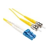 Unirise Fiber Optic Duplex Patch Network Cable - 29.53 ft Fiber Optic Network Cable for Network Device - First End: 2 x LC Network - Male - Second End: 2 x ST Network - Male - Patch Cable - Yellow