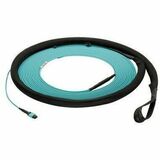 Panduit Fiber Optic Trunk Network Cable - 24 ft Fiber Optic Network Cable - First End: 1 x PanMPO Network - Female - Second End: 1 x PanMPO Network - Female - 100 Gbit/s - Trunk Cable - Plenum, OFNP - 9/125 &micro;m - Yellow