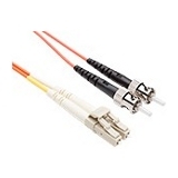 Unirise Fiber Optic Duplex Patch Network Cable - 29.53 ft Fiber Optic Network Cable for Network Device - First End: 2 x LC Network - Male - Second End: 2 x ST Network - Male - Patch Cable - Orange